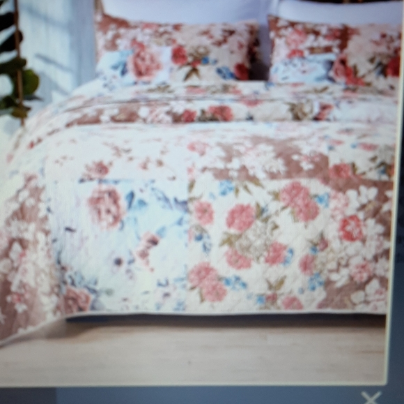 King sise 3 pcs Quilt set - Picture 1 of 11